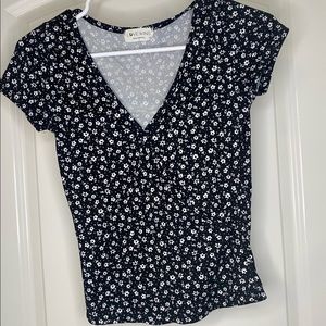 Flowered t shirt